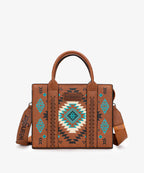 Wrangler Aztec Pattern Print Tote Bag