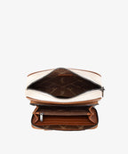 Wrangler Whipstitch Leather Crossbody Purse