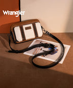 Wrangler Whipstitch Leather Crossbody Purse