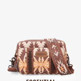 Wrangler Aztec Printed Crossbody Purse