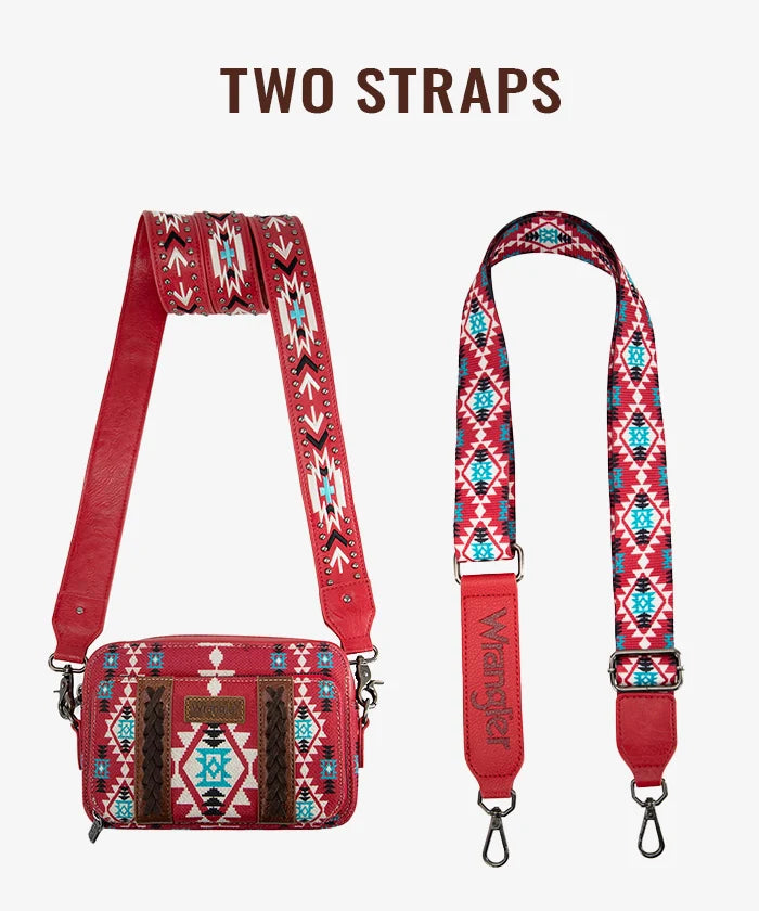 Wrangler Aztec Printed Crossbody Purse - Limited Stock