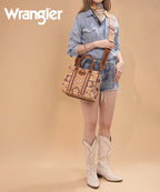 Wrangler Aztec Pattern Dual Sided Print Tote Bag