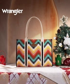 Wrangler Southwestern Pattern Concealed Carry Wide Tote Collection