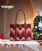 Wrangler Southwestern Pattern Concealed Carry Wide Tote Collection