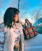 Wrangler Southwestern Pattern Concealed Carry Wide Tote Collection