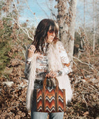 Wrangler Southwestern Pattern Concealed Carry Wide Tote Collection