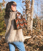 Wrangler Southwestern Pattern Concealed Carry Wide Tote Collection