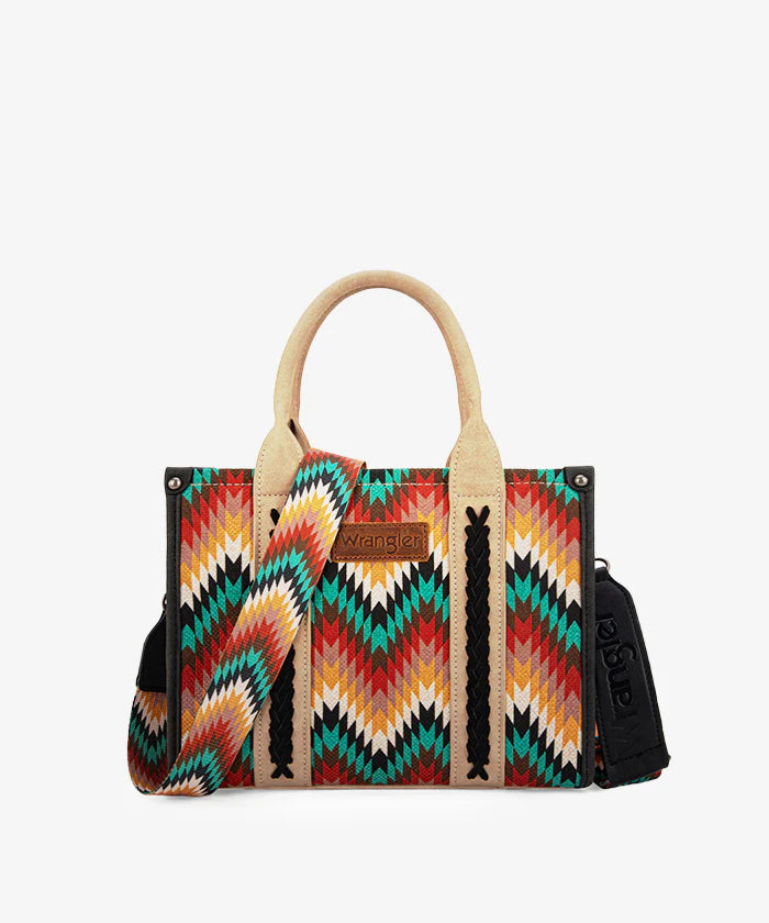 Wrangler Southwestern Pattern Concealed Carry Wide Tote Collection