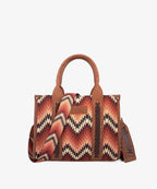 Wrangler Southwestern Pattern Concealed Carry Wide Tote Collection