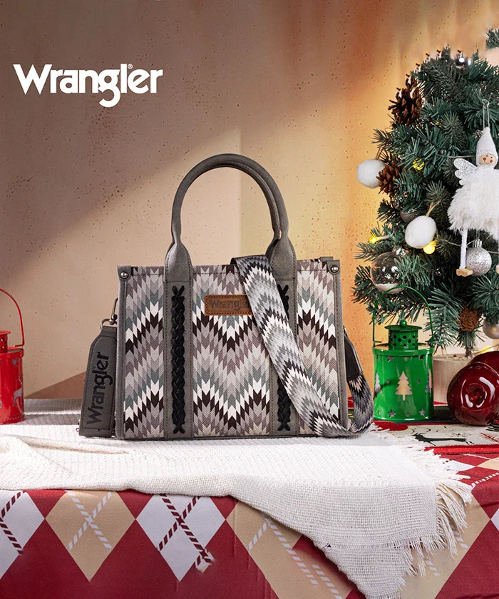 Wrangler Southwestern Pattern Concealed Carry Wide Tote Collection