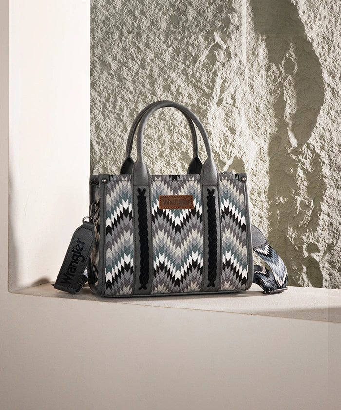 Wrangler Southwestern Pattern Concealed Carry Wide Tote Collection