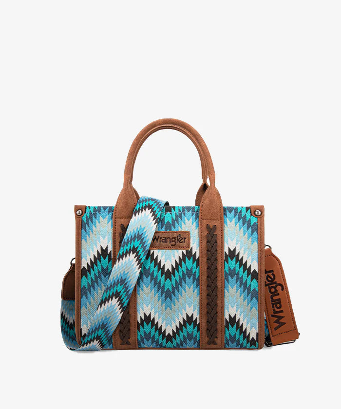 Wrangler Southwestern Pattern Concealed Carry Wide Tote Collection