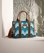 Wrangler Southwestern Pattern Concealed Carry Wide Tote Collection