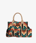 Wrangler Southwestern Pattern Concealed Carry Wide Tote Collection