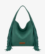 Wrangler Fringe Studded Hobo Bag