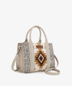 Wrangler Tooled Aztec Knitted Concealed Carry Tote Collection