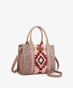 Wrangler Tooled Aztec Knitted Concealed Carry Tote Collection