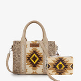 Wrangler Tooled Aztec Knitted Concealed Carry Tote Collection