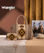 Wrangler Tooled Aztec Knitted Concealed Carry Tote Collection