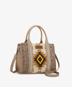 Wrangler Tooled Aztec Knitted Concealed Carry Tote Collection