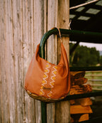 Wrangler Aztec Embroidered Wide Hobo Bag
