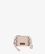 Wrangler Aztec Embroidered Fringe Card Wallet