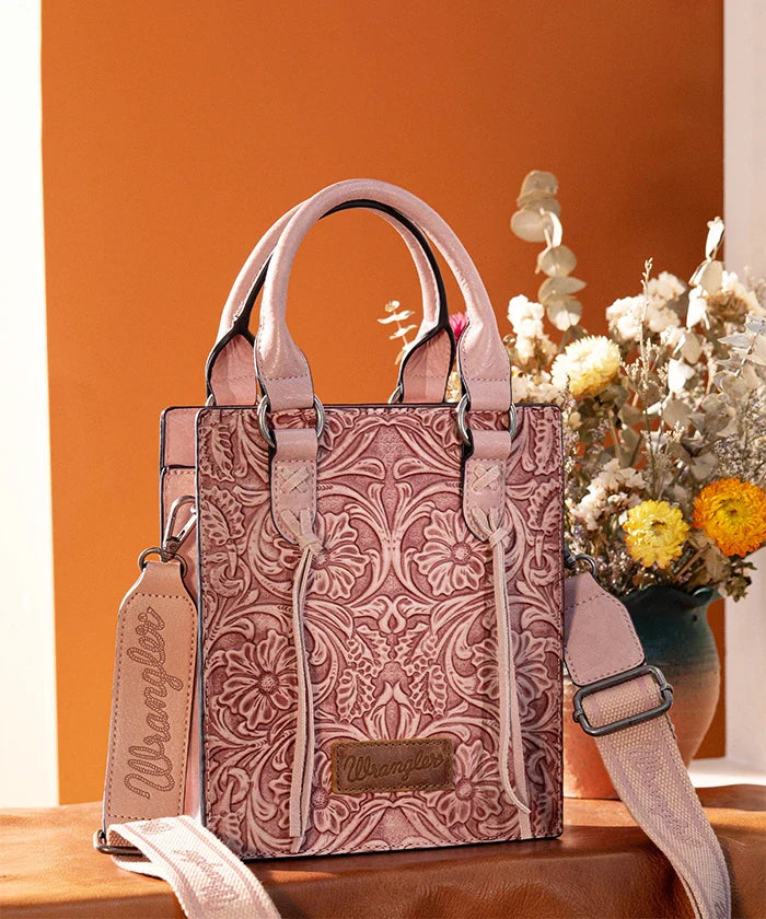 Wrangler Embossed Top Handle Crossbody
