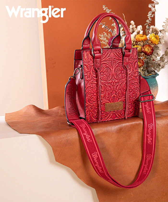 Wrangler Embossed Top Handle Crossbody