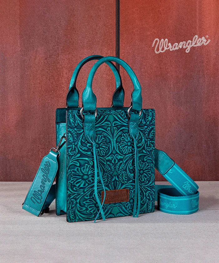 Wrangler Embossed Top Handle Crossbody