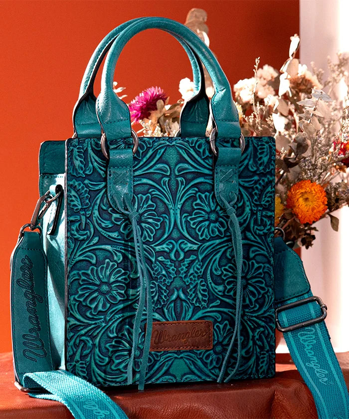 Wrangler Embossed Top Handle Crossbody