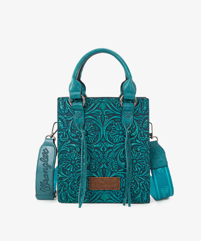 Wrangler Embossed Top Handle Crossbody