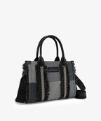 Wrangler Canvas Braided Fringe Tote Bag