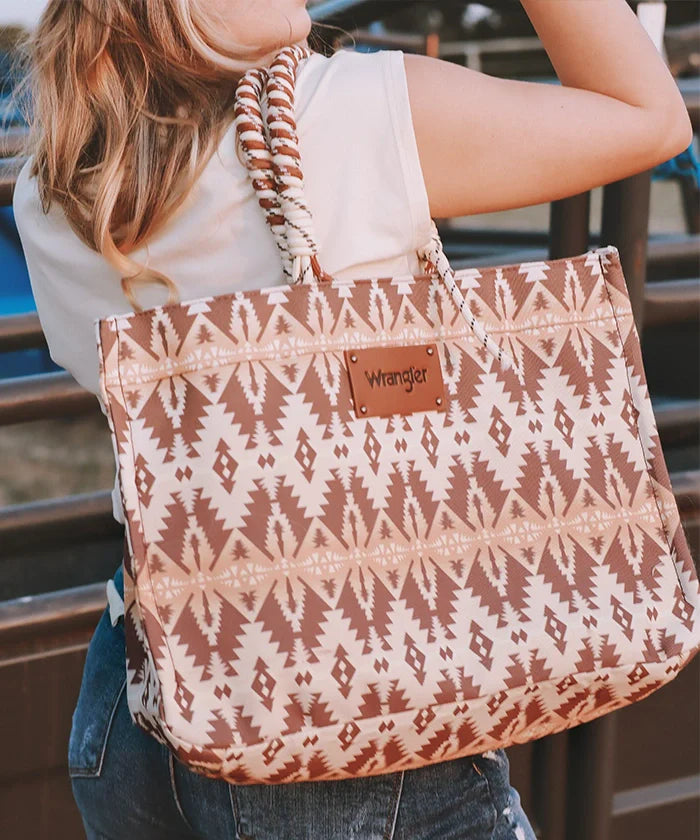 Wrangler Southwestern Print Tote Bag
