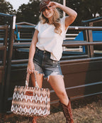 Wrangler Southwestern Print Tote Bag