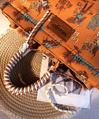 Wrangler Cowboy Print Tote Bag