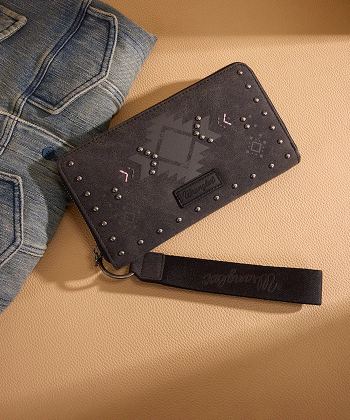 Wrangler Aztec Studded Tote Bag Collection
