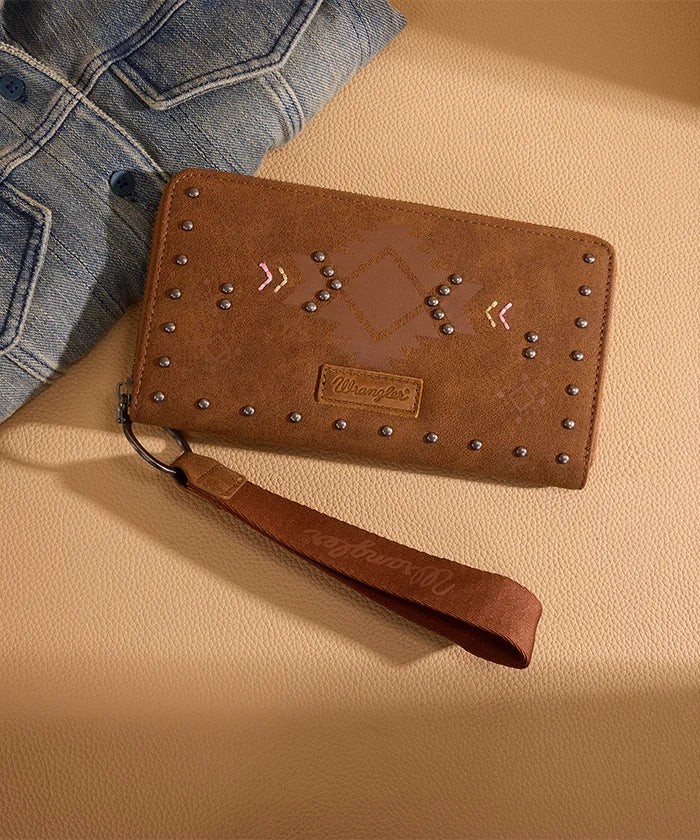 Wrangler Aztec Studded Tote Bag Collection