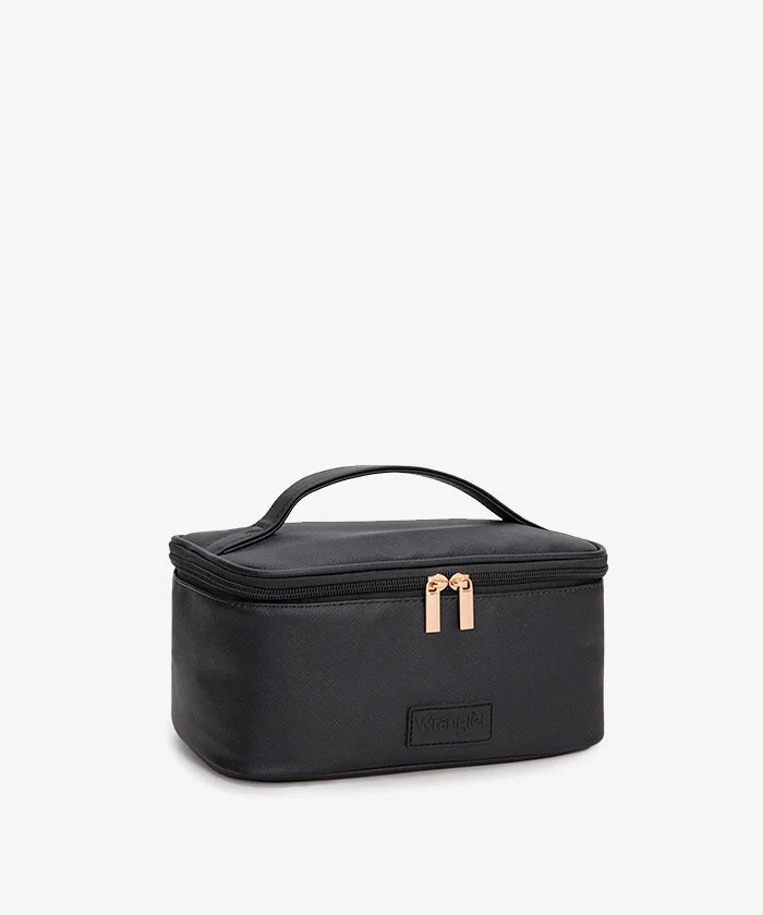 Wrangler Leopard PU Makeup Bag