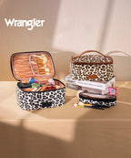 Wrangler Leopard PU Makeup Bag