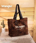 Wrangler Leopard Print Tote Bag