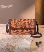 Wrangler Cowboy Print Mini Crossbody Bag