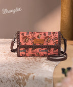 Wrangler Cowboy Print Mini Crossbody Bag