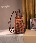Wrangler Cowboy Print Diaper Bag