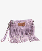 Wrangler Vintage Floral Western Fringe Crossbody Bag