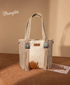 Wrangler Cowhide Fringe Concealed Carry Purse