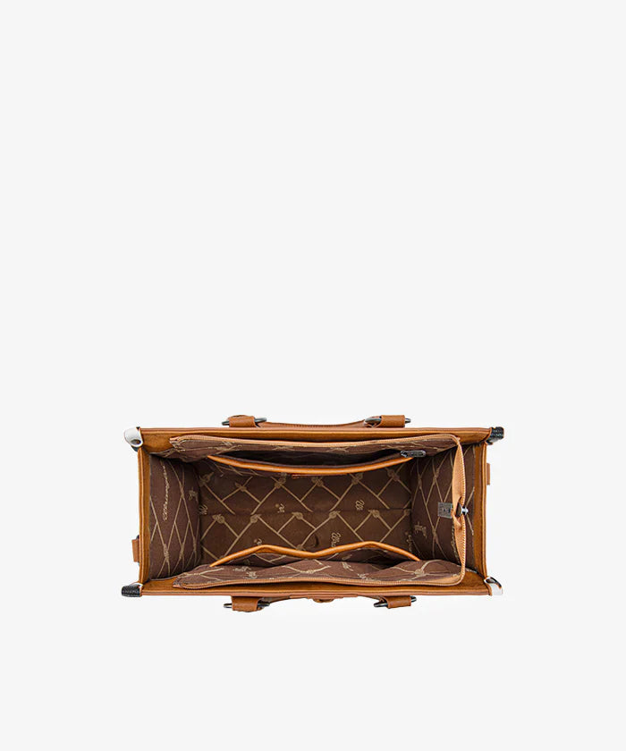 Wrangler Print Whipstitch Concealed Carry Tote Bag