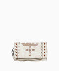 Montana West Whipstitch Studded Wallet