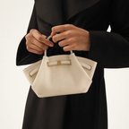 Henna™ Mini Suede Tote – Chic Structure with Timeless Appeal