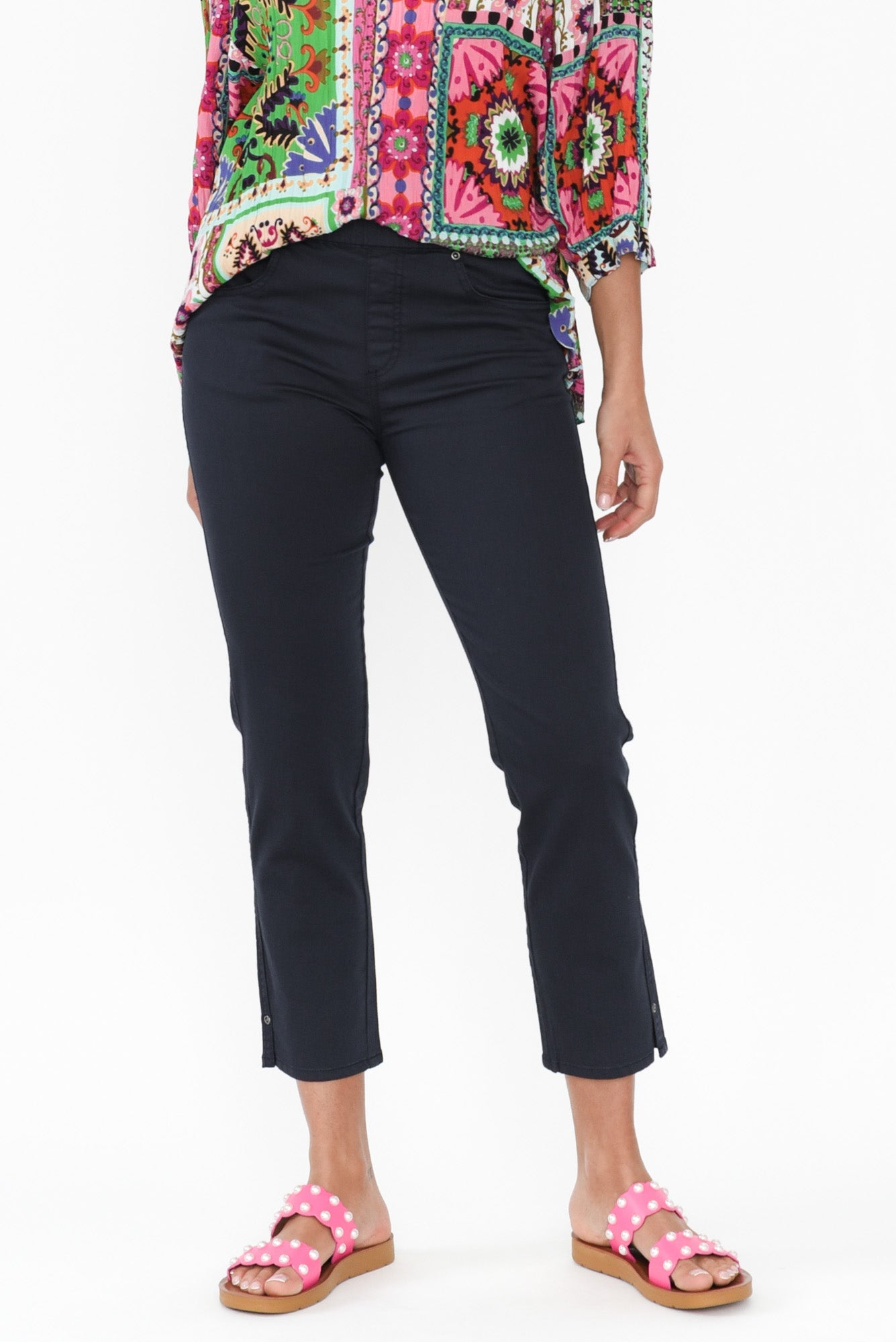 Winslet Navy 7/8 Pants