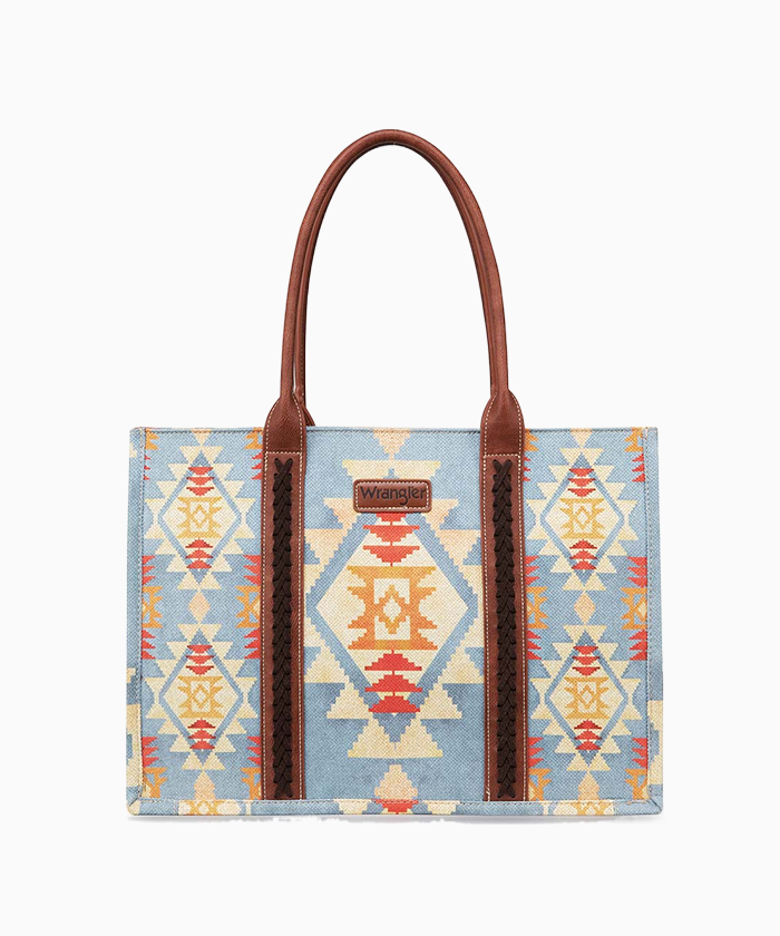 Wrangler Southwestern Print Tote Bag Set
